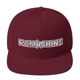 Maroon RC MACHINE Flatbill Snapback Hat